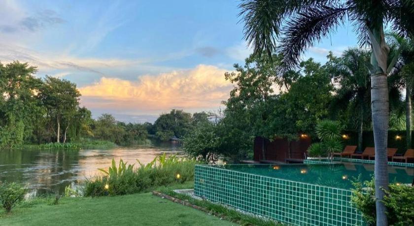 Ruen Maihom Riverside Cottage Kanchanaburi Exterior photo